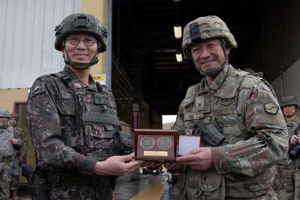 ROKA Chief of Staff tour Camp Carroll Area IV Installation