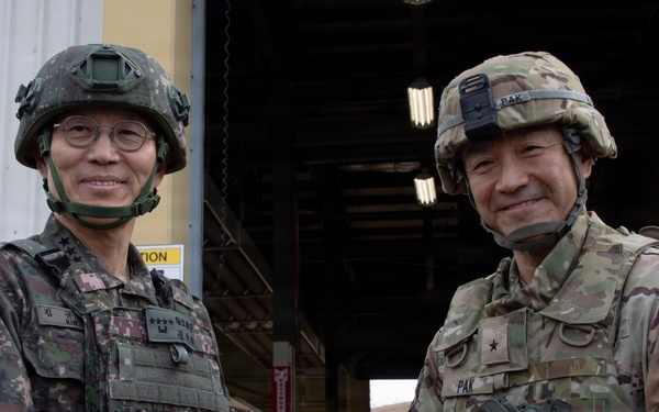 ROKA Chief of Staff tour Camp Carroll Area IV Installation