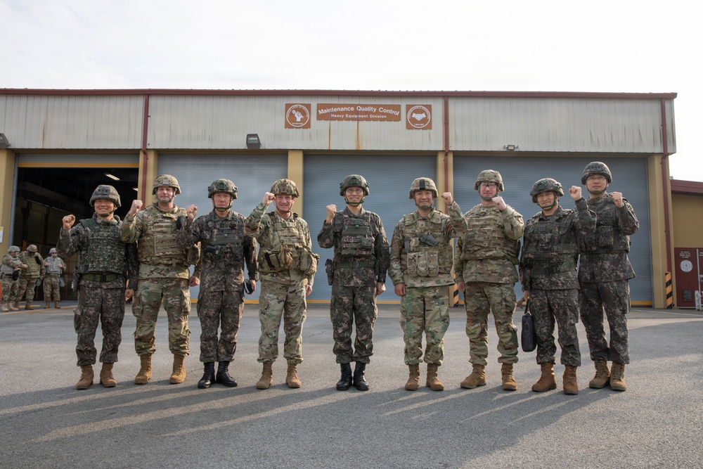 ROKA Chief of Staff tour Camp Carroll Area IV Installation