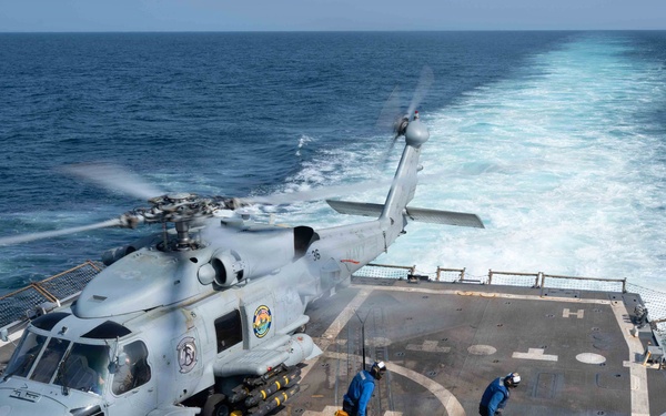 USS Pinckney (DDG 91) supports Operation Epic Fury