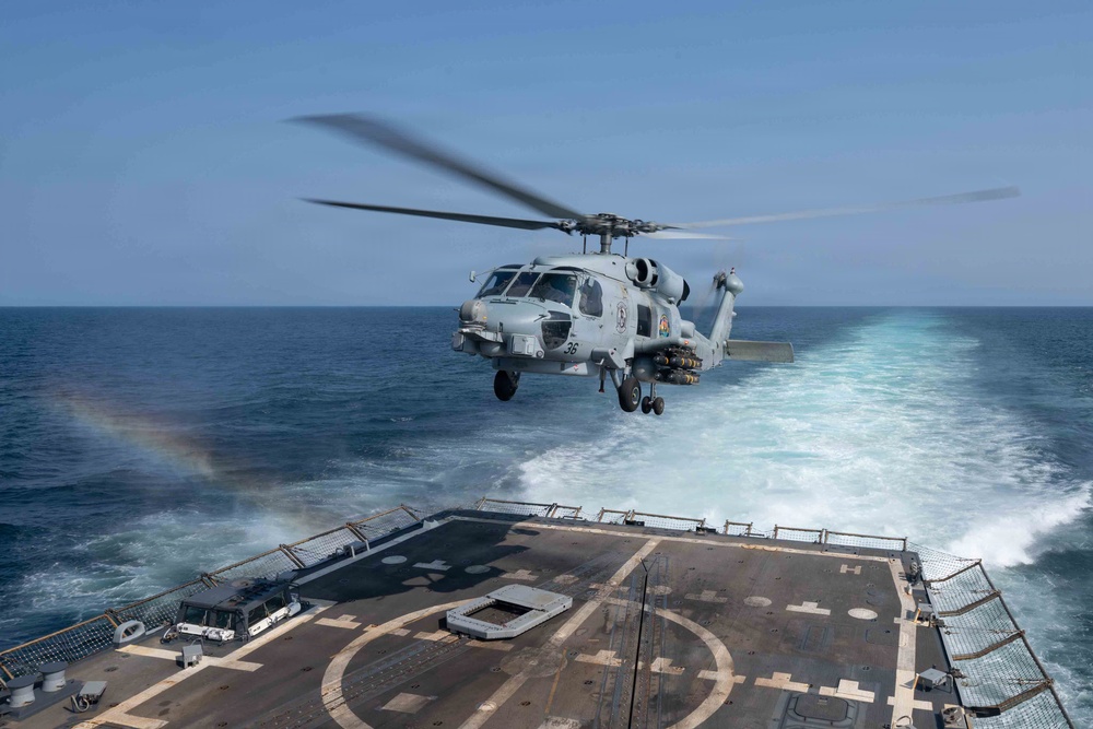 USS Pinckney (DDG 91) supports Operation Epic Fury