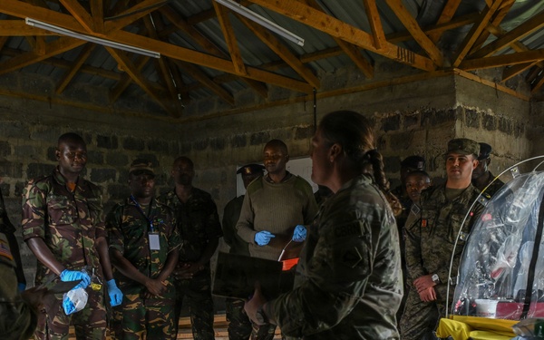 Multinational forces build CBRN-E response skills during Justified Accord 2026