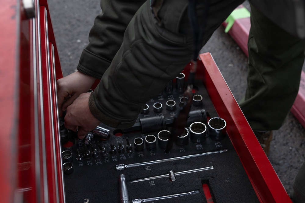 CORE26 | U.S. Marines Maintain a KC-130J Super Hercules for Arctic Exercise