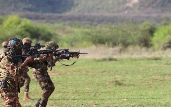 US infantry, Kenya Defense Forces rangers conclude bilateral live-fire training during Justified Accord 2026