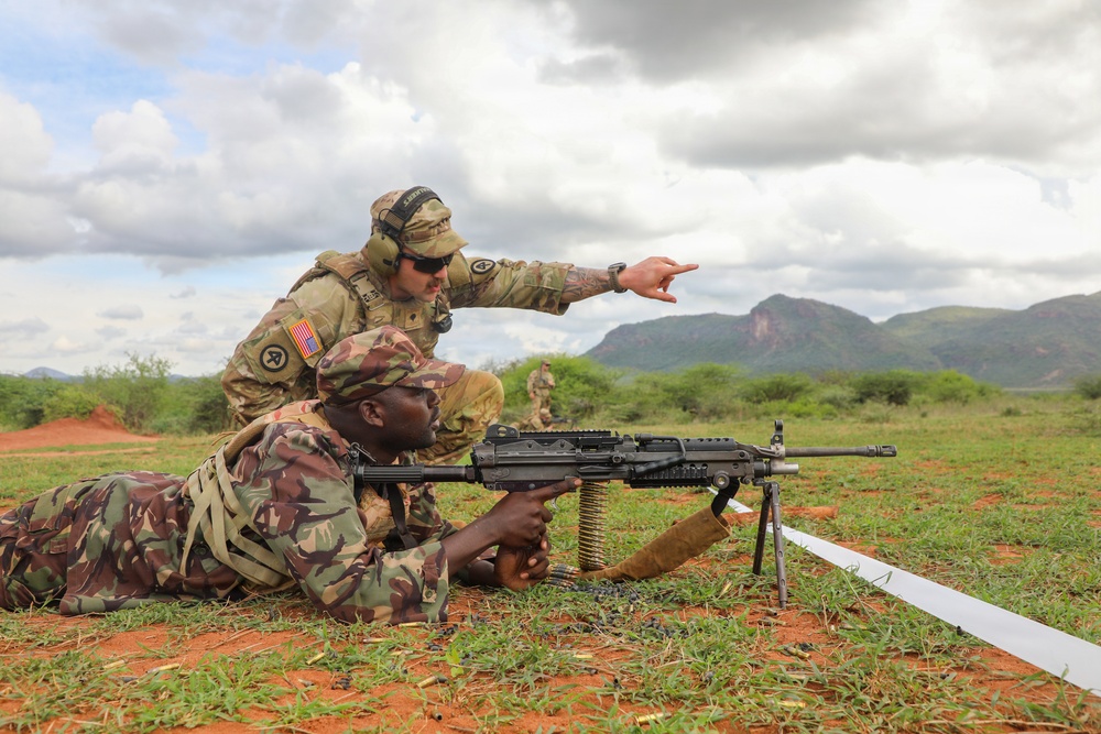 US infantry, Kenya Defense Forces rangers conclude bilateral live-fire training during Justified Accord 2026