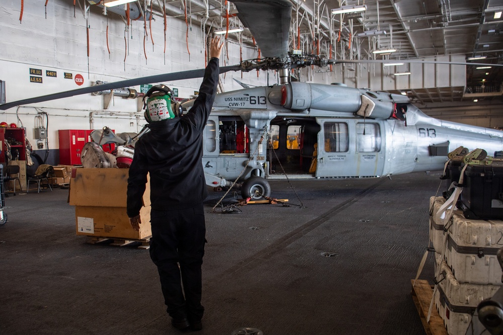 Nimitz Sailors Conduct Daily Operations
