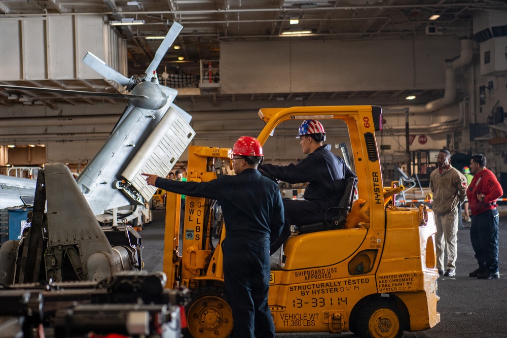 Nimitz Sailors Conduct Daily Operations