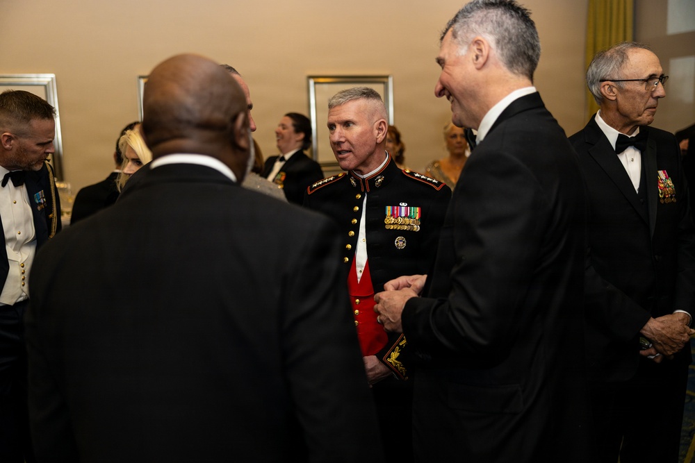 The Commandant, Gen. Eric M. Smith is the guest of honor of the Navy Marine Corps Relief Society Ball