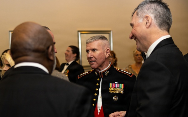 The Commandant, Gen. Eric M. Smith is the guest of honor of the Navy Marine Corps Relief Society Ball