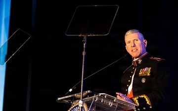 The Commandant, Gen. Eric M. Smith is the guest of honor of the Navy Marine Corps Relief Society Ball