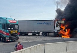 Army chaplain helps rescue burning trucker in Austria