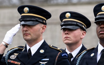 Military Funeral Honors are Conducted for U.S. Army Cpl. Thaddeus Pecorak