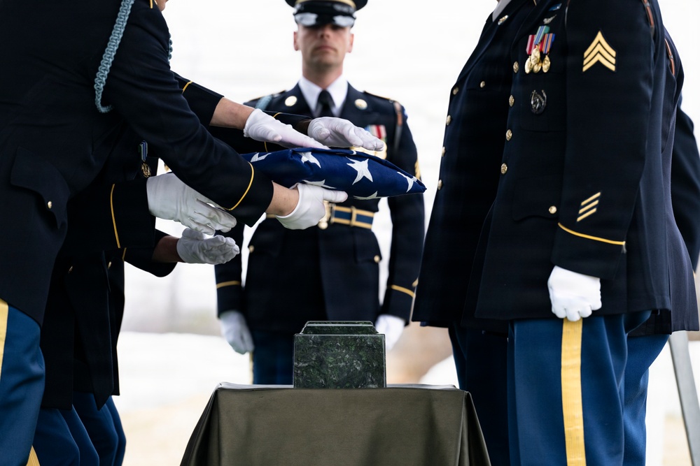 Military Funeral Honors are Conducted for U.S. Army Cpl. Thaddeus Pecorak