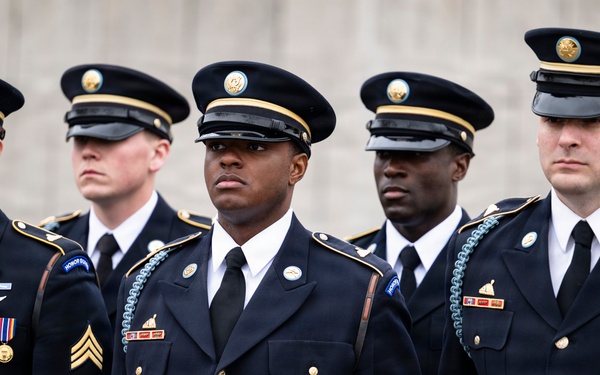 Military Funeral Honors are Conducted for U.S. Army Cpl. Thaddeus Pecorak