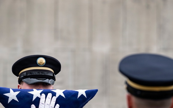 Military Funeral Honors are Conducted for U.S. Army Cpl. Thaddeus Pecorak