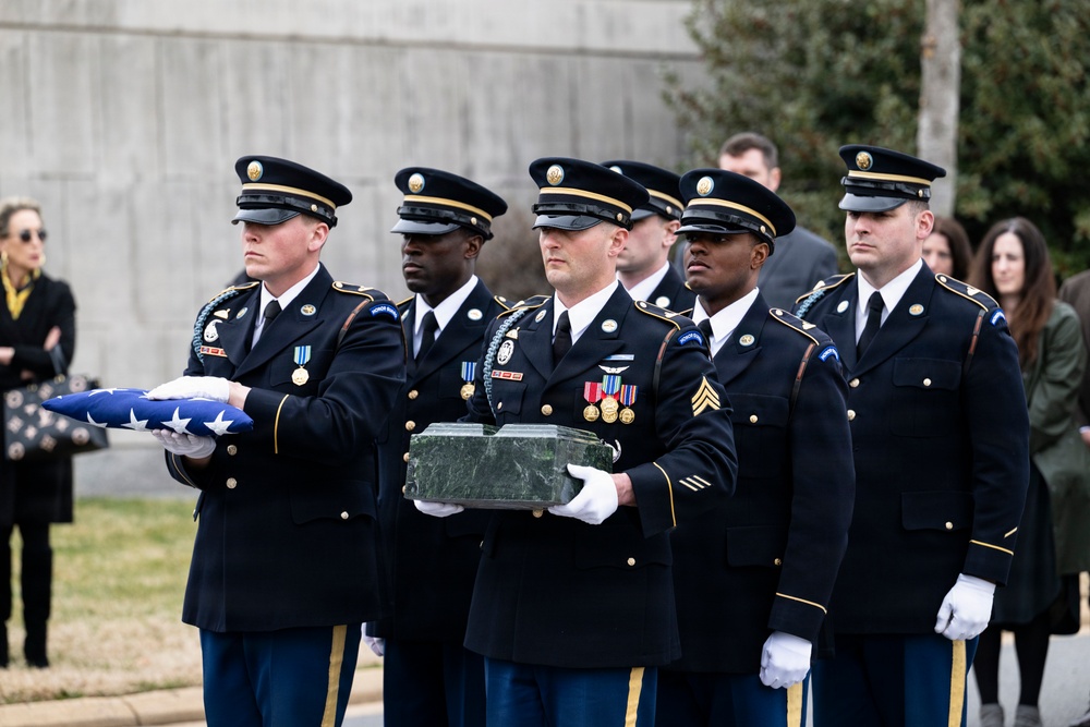 Military Funeral Honors are Conducted for U.S. Army Cpl. Thaddeus Pecorak