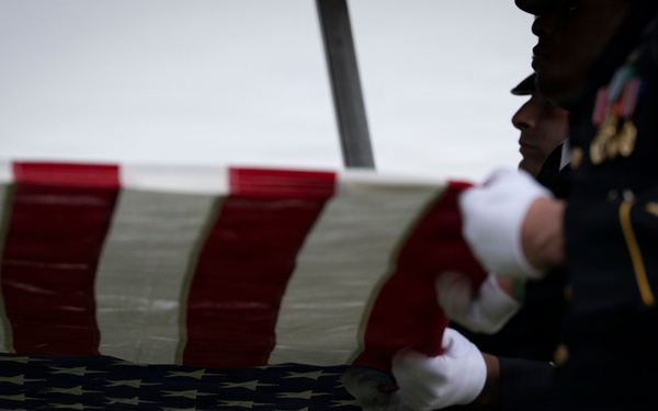 Military Funeral Honors are Conducted for U.S. Army Cpl. Thaddeus Pecorak