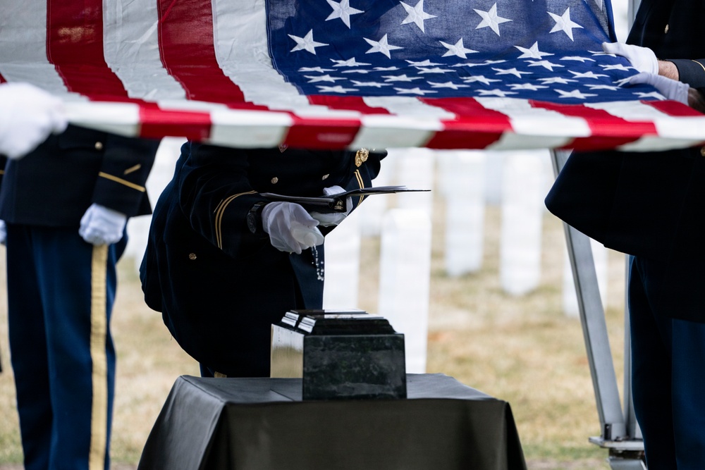 Military Funeral Honors are Conducted for U.S. Army Cpl. Thaddeus Pecorak