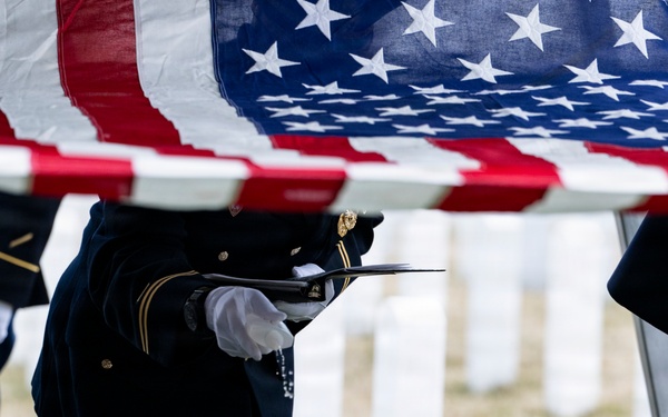 Military Funeral Honors are Conducted for U.S. Army Cpl. Thaddeus Pecorak