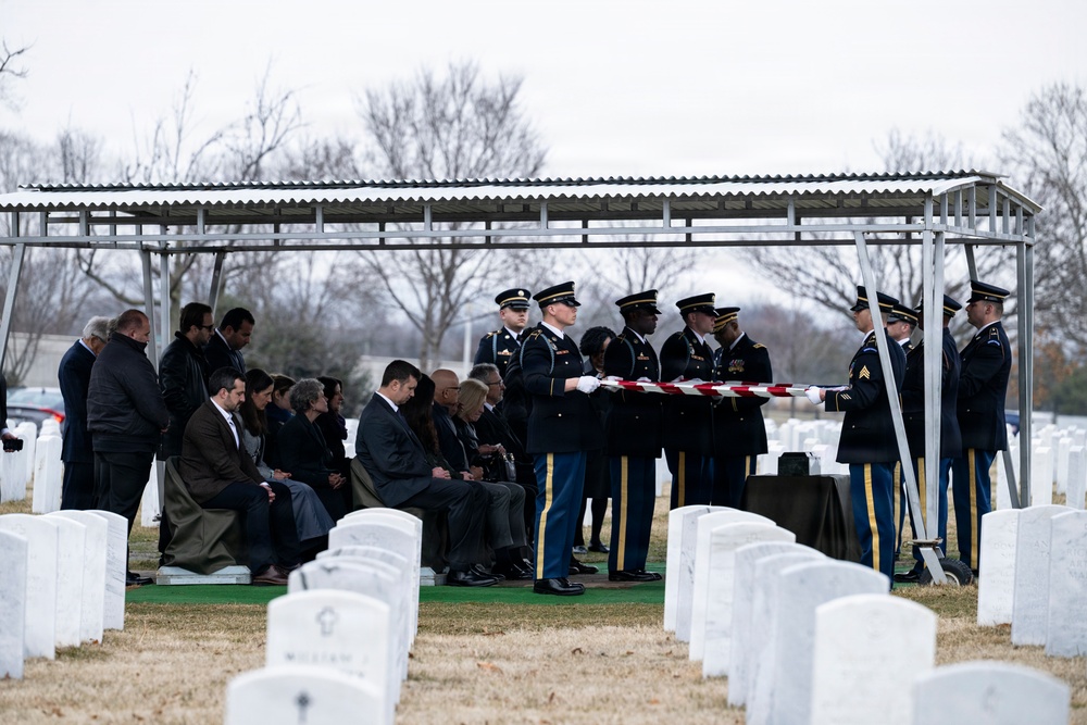 Military Funeral Honors are Conducted for U.S. Army Cpl. Thaddeus Pecorak