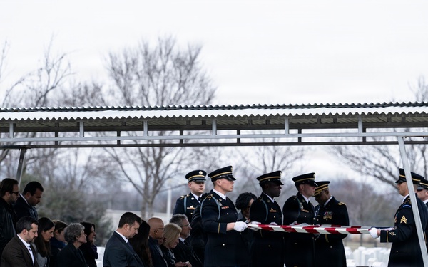 Military Funeral Honors are Conducted for U.S. Army Cpl. Thaddeus Pecorak