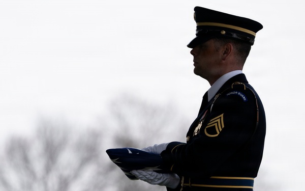 Military Funeral Honors are Conducted for U.S. Army Cpl. Thaddeus Pecorak