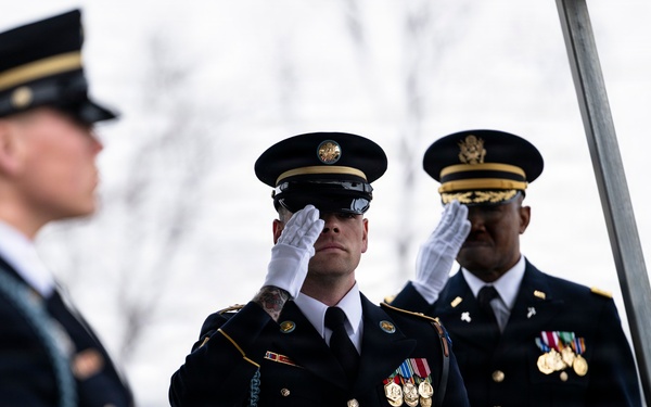 Military Funeral Honors are Conducted for U.S. Army Cpl. Thaddeus Pecorak