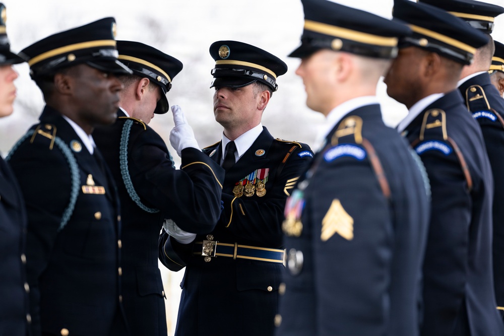 Military Funeral Honors are Conducted for U.S. Army Cpl. Thaddeus Pecorak