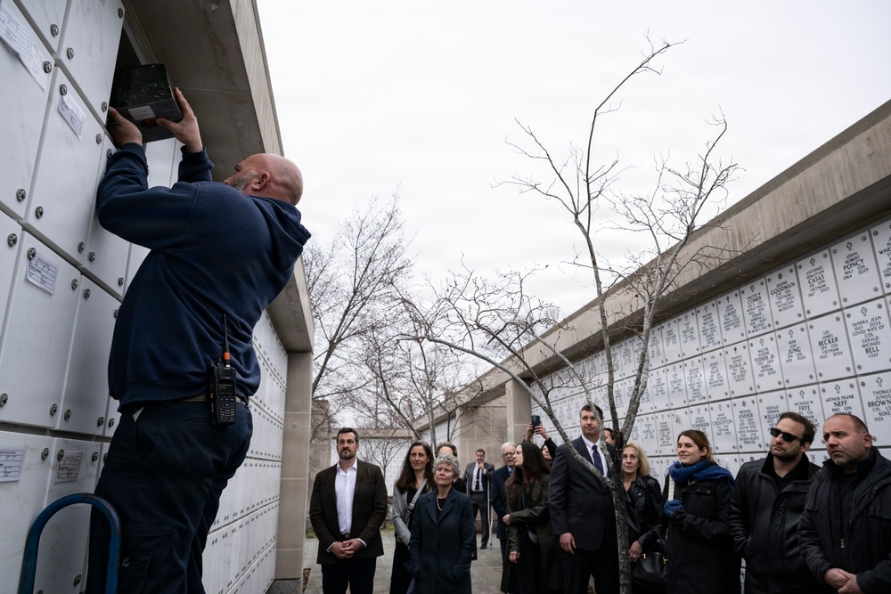 Military Funeral Honors are Conducted for U.S. Army Cpl. Thaddeus Pecorak