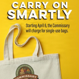 Commissaries to start selling single-use paper and plastic bags on April 6