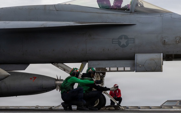 USS Gerald R. Ford (CVN 78) supports Operation Epic Fury