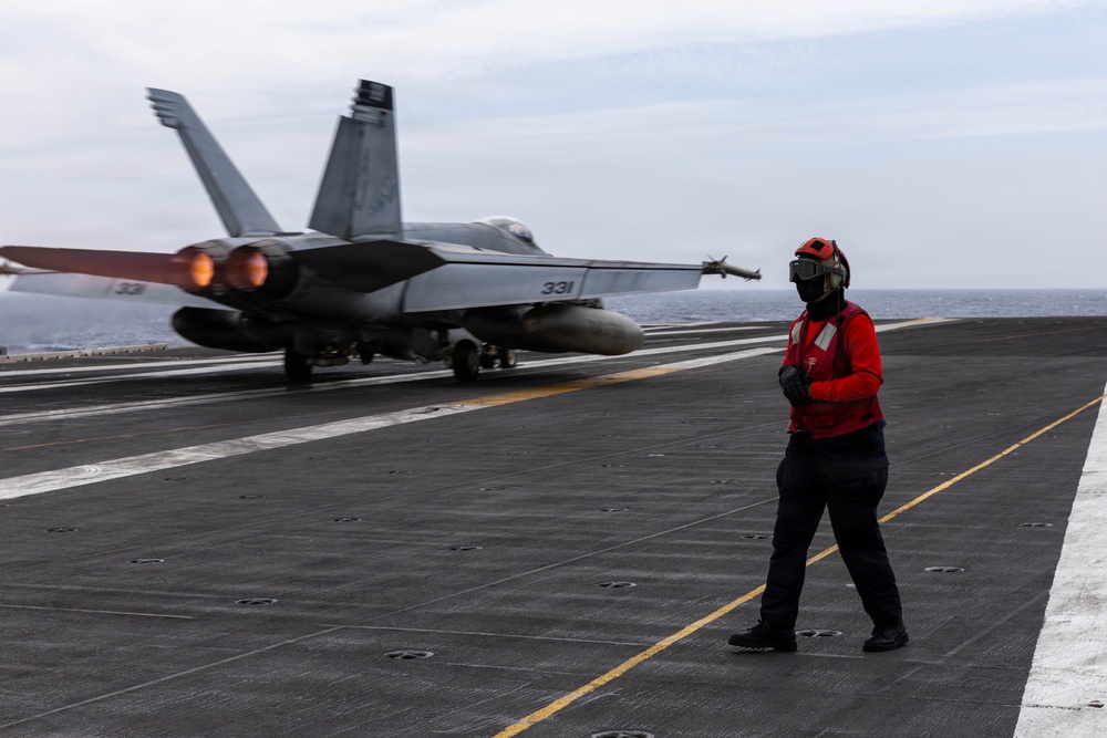 USS Gerald R. Ford (CVN 78) supports Operation Epic Fury