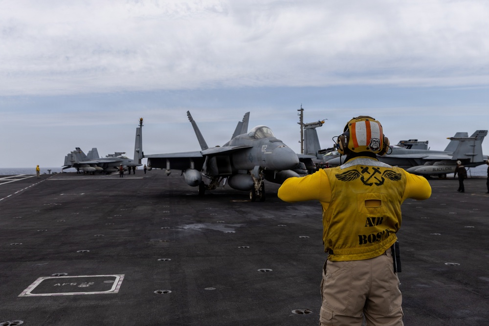 USS Gerald R. Ford (CVN 78) supports Operation Epic Fury
