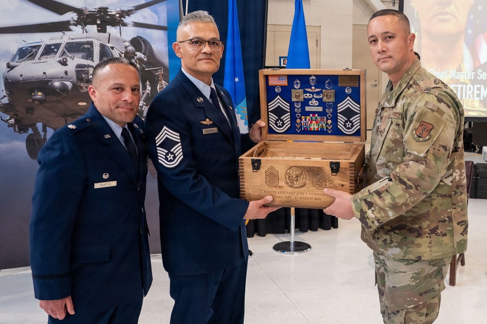 Chief Master Sgt. Hernandezleon Retirement