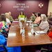 Mrs. Kimberly Weimer, Spouse of SMA Weimer, visits Lyster Army Health Clinic
