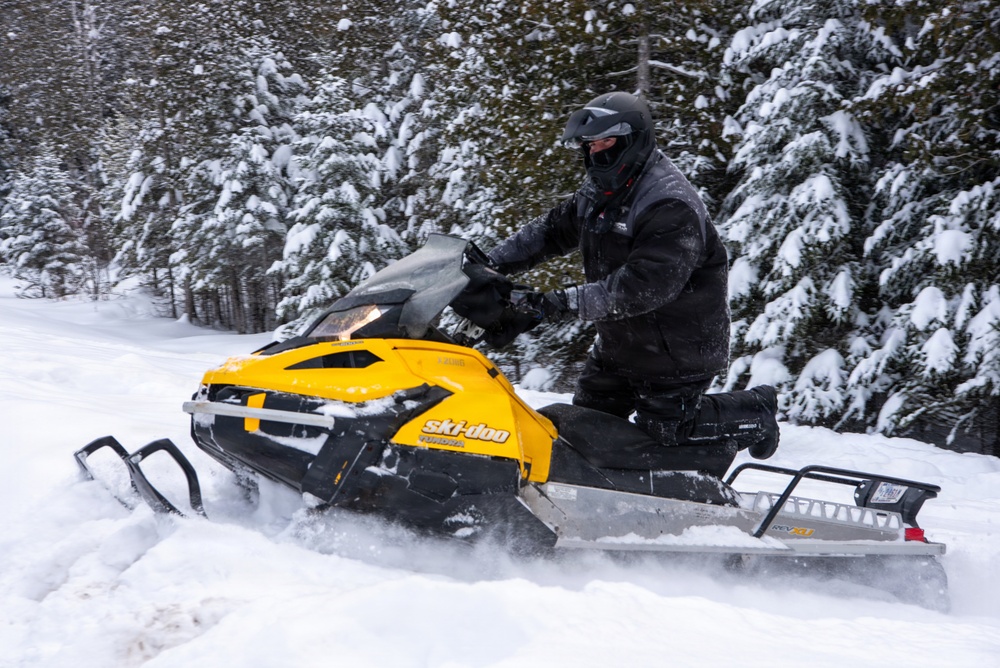 Coast Guard Northeast Conducts Snowmobile Training with Maine Customs and Border Patrol
