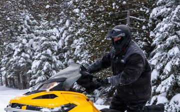 Coast Guard Northeast Conducts Snowmobile Training with Maine Customs and Border Patrol