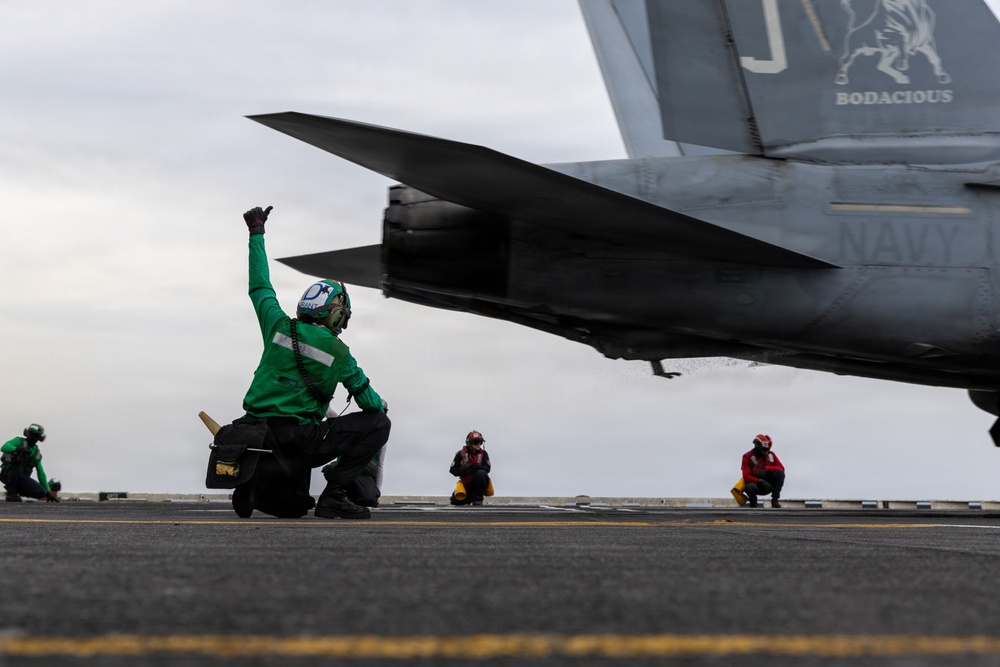 USS Gerald R. Ford (CVN 78) supports Operation Epic Fury