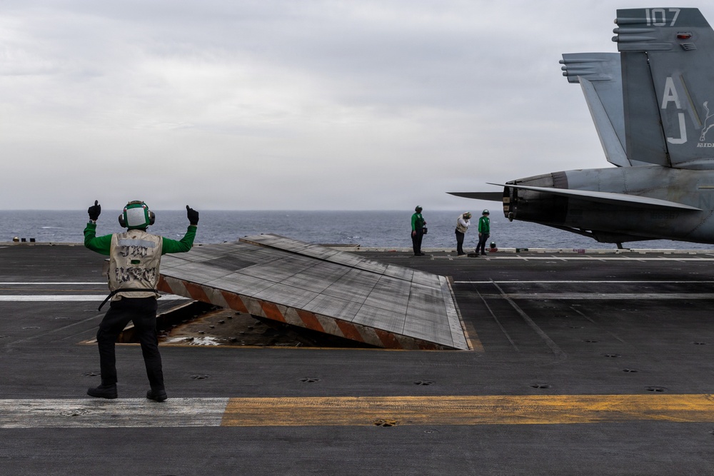USS Gerald R. Ford (CVN 78) supports Operation Epic Fury