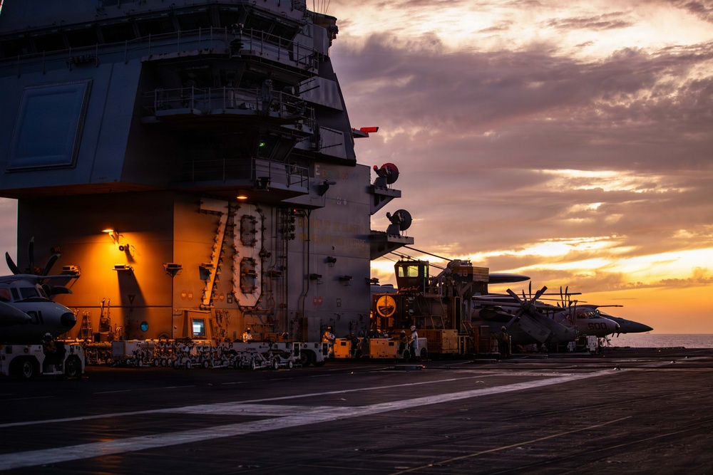 USS Gerald R. Ford (CVN 78) supports Operation Epic Fury