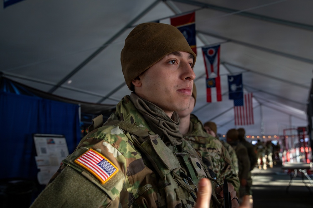 Mississippi National Guard Soldiers prepare to patrol in Washington, D.C.