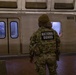 Mississippi National Guard Soldiers patrol in the Washington Metro