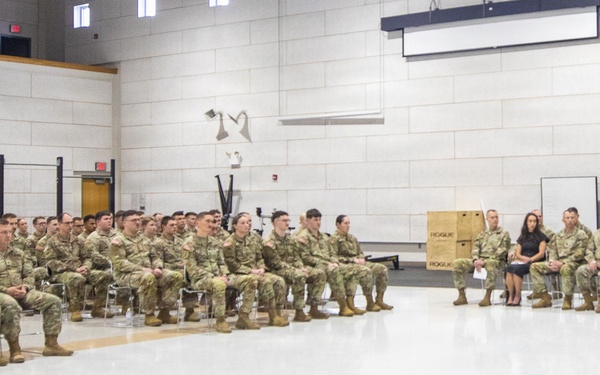 WVNG Soldiers honor Spc. Sarah Beckstrom during 863rd Military Police Company memorial ceremony