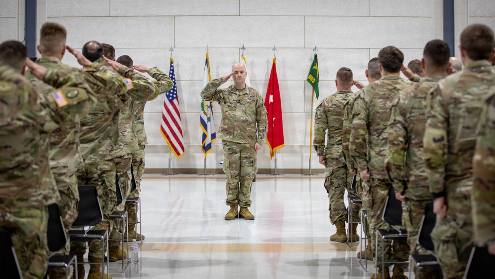 VNG Soldiers honor Spc. Sarah Beckstrom during 863rd Military Police Company memorial ceremony
