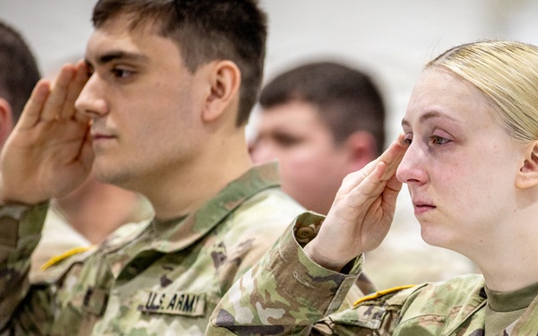 WVNG Soldiers honor Spc. Sarah Beckstrom during 863rd Military Police Company memorial ceremony