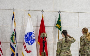 WVNG Soldiers honor Spc. Sarah Beckstrom during 863rd Military Police Company memorial ceremony