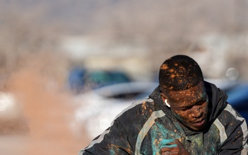 Creech AFB airmen run 3K to support teen dating violence awareness
