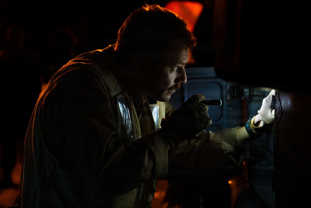 USS Bainbridge Conducts Flight Operations