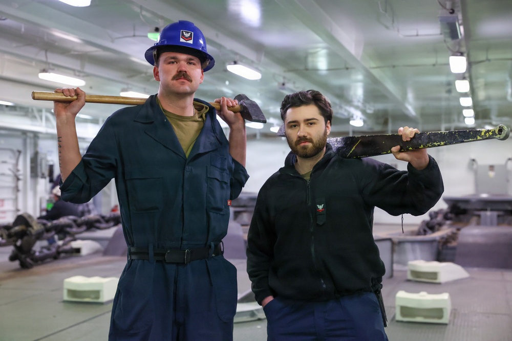 PCU John F. Kennedy Conducts An Anchoring Evolution