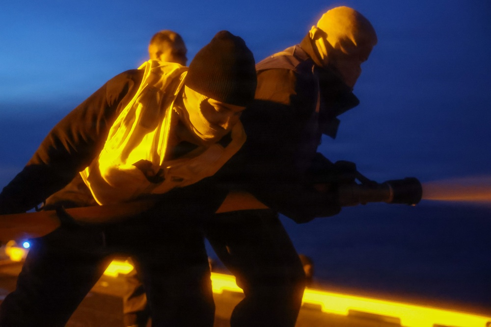 PCU John F. Kennedy Conducts AFFF Testing